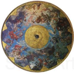 Jules-Eugene Lenepveu Circular Sketch for the Ceiling of the Opera Spain oil painting art